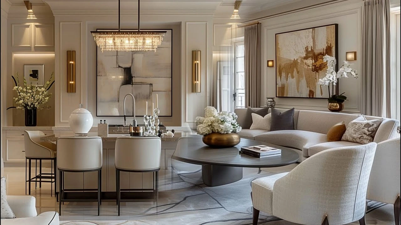 Modern classic interior design