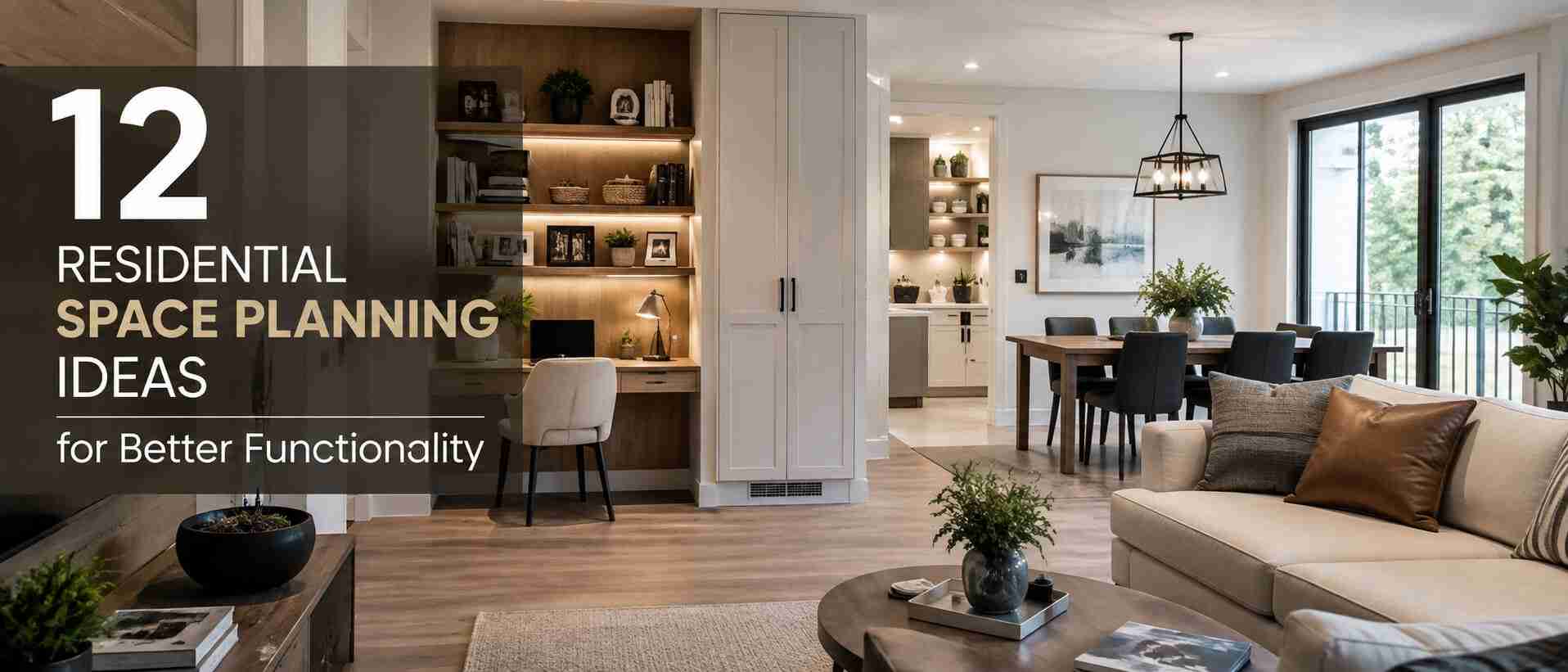 12 Residential Space Planning Ideas for Better Functionality