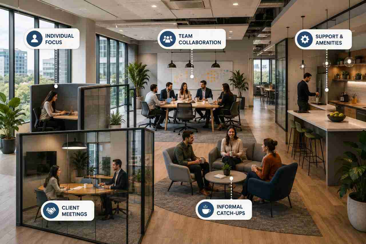 flexible office layout